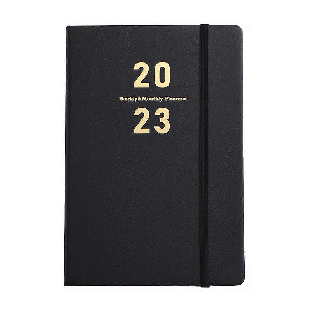 Daily Schedule Notepad Black Paper for Writing Academic Planner Notebook
