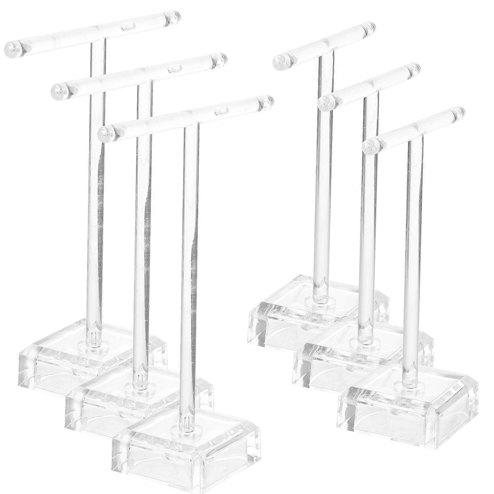Countertop Earring Holder Acrylic Earring Display Rack for Storage Use 30Pcs