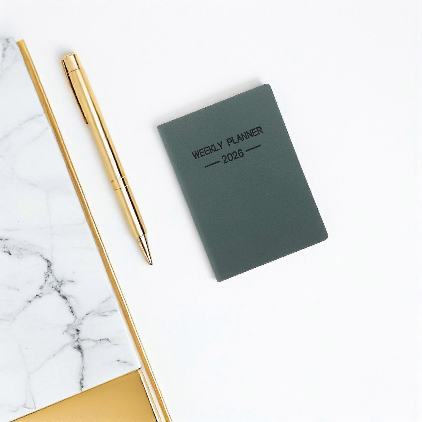 Small Planner A7 Mini Weekly Planner for 2026 Daily Schedule 3Pcs Set