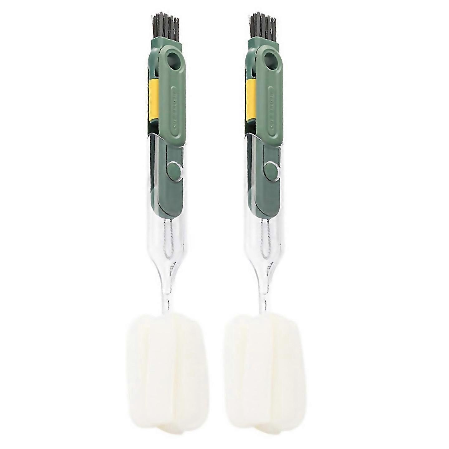 For Use Multifunction Cup Brush Fiveinone Sponge Cup Brush Green