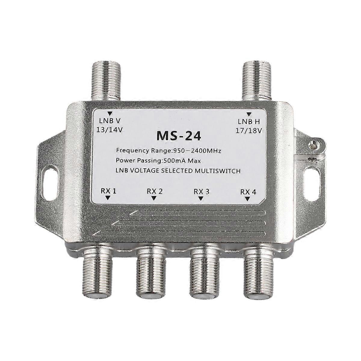 2 in 4 Out DiSEqC 4X2 Switch Satellite Signal Multiswitch