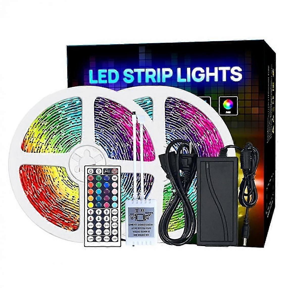 Led Light Upgrade Colorful Rgb Led Light With Polarization Remote Control Cabinet Decoration For Home Kitchen(black)
