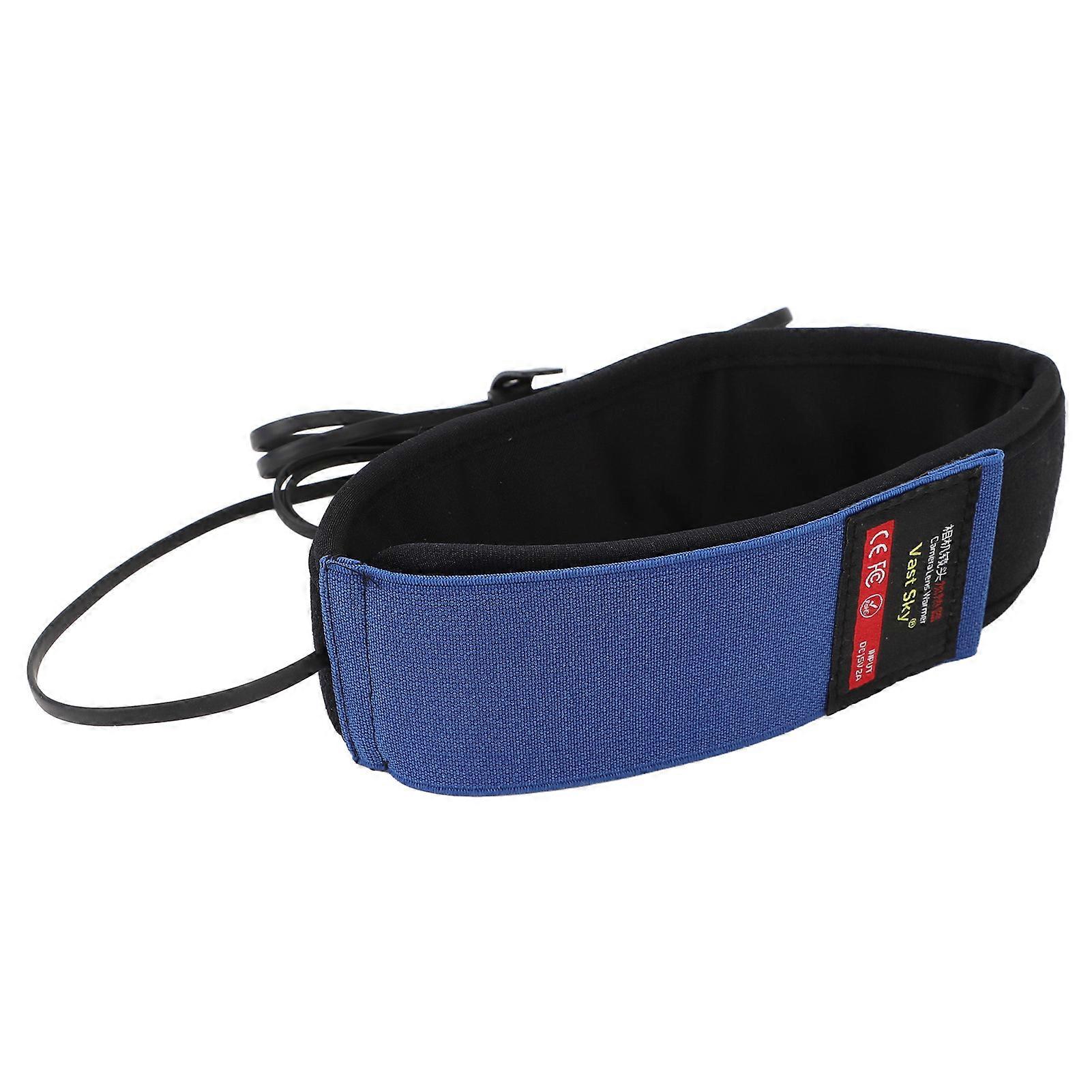 Chauffe-objectif antibuée, 3 températures réglables, USB, crochet et boucle, pour télescopes d'appareil photo, 545 mm / 21,5 pouces