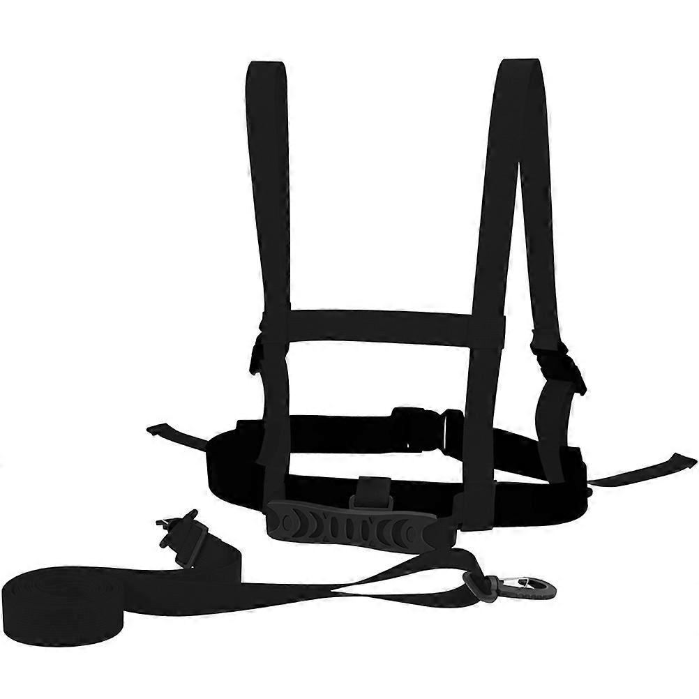 Children Ski Strap Outdoor Skiing Harness for Training Use Black