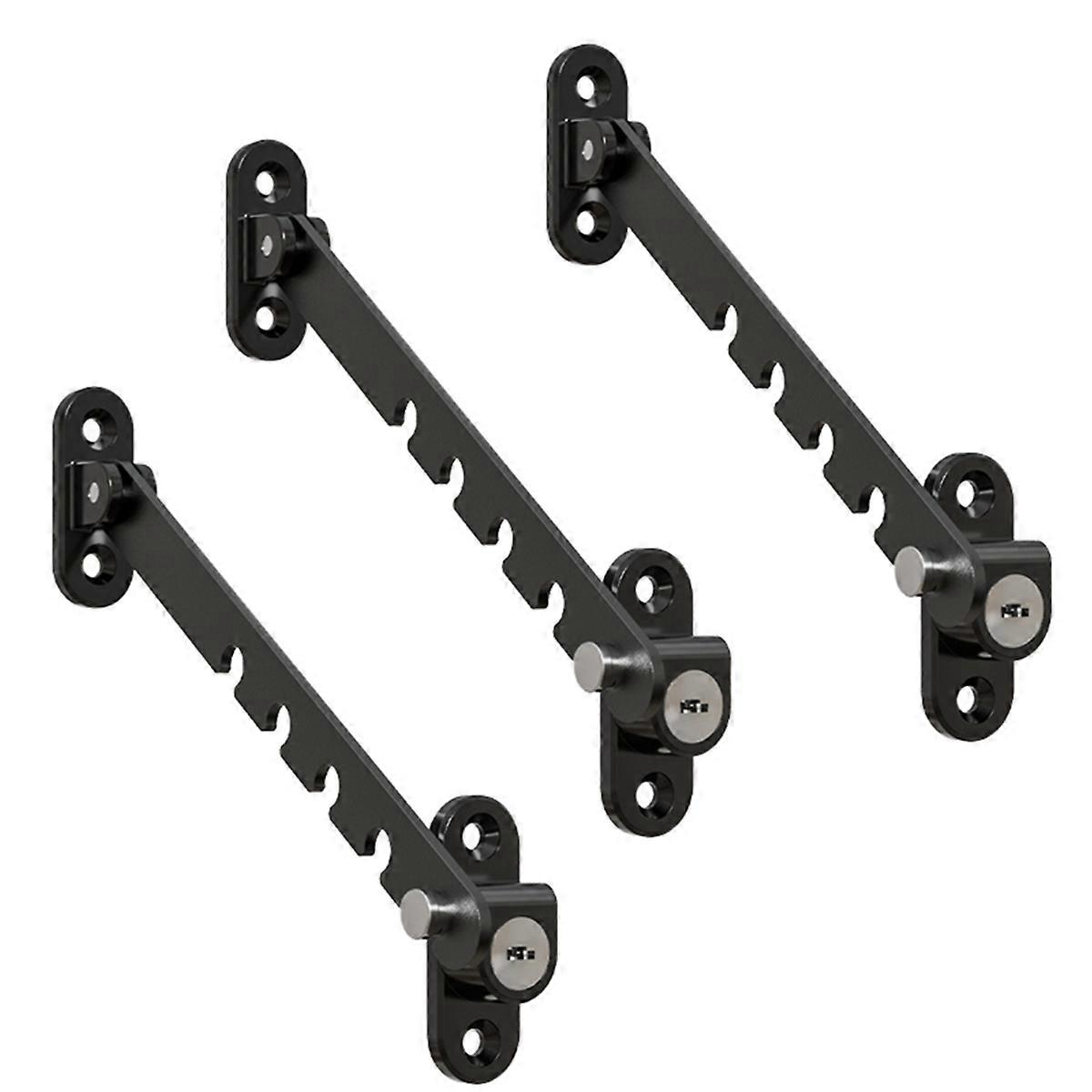 Window Stopper Lock Baby Protection Black