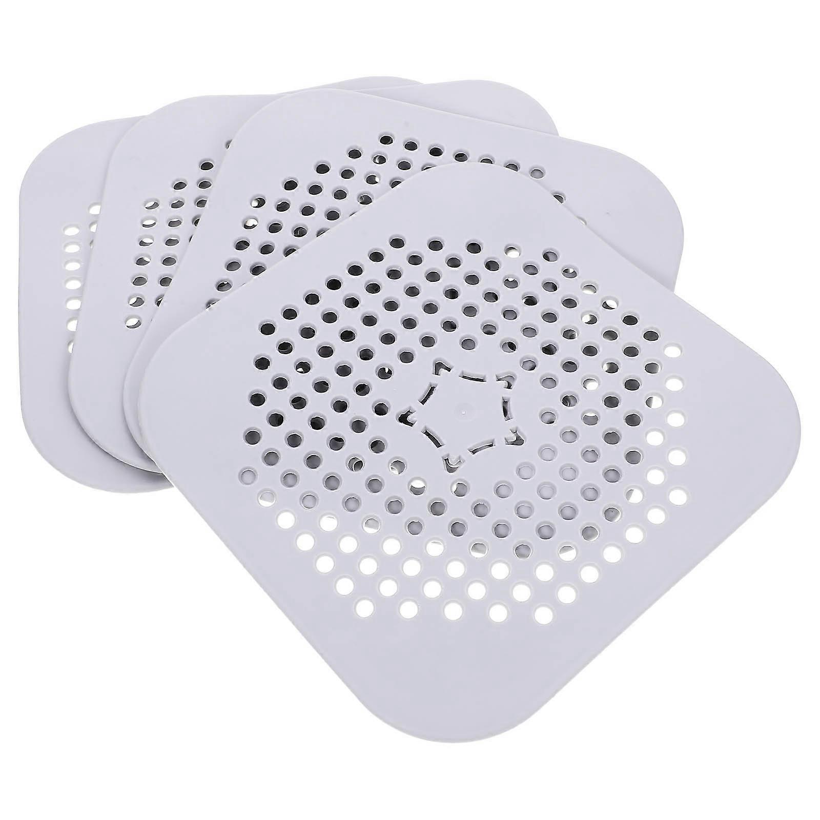 Bathroom Floor Drain Cover Silicone Strainer for Shower Use 20Pcs