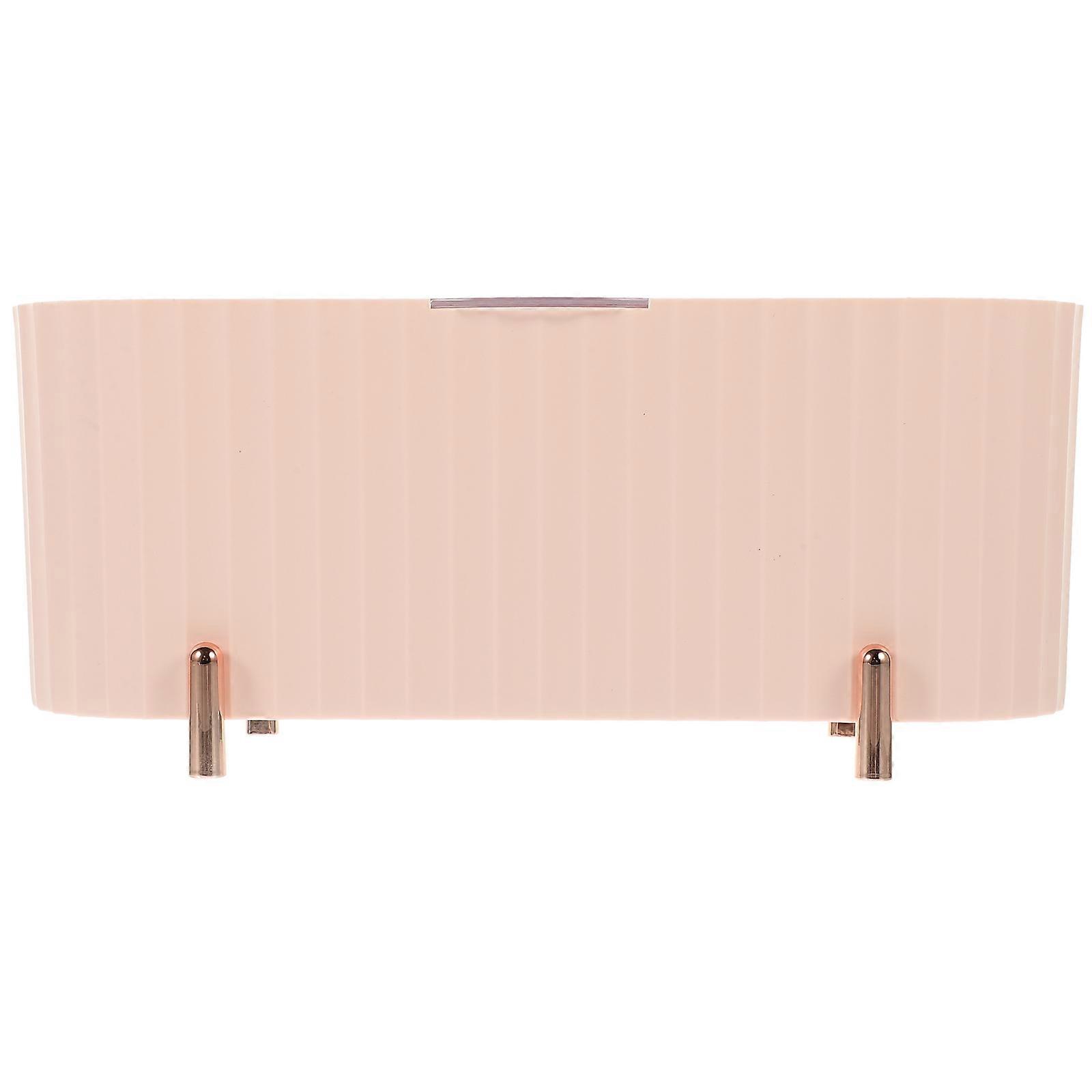 3Pcs Cotton Swabs Container Makeup Organizer for Storage Use Pink