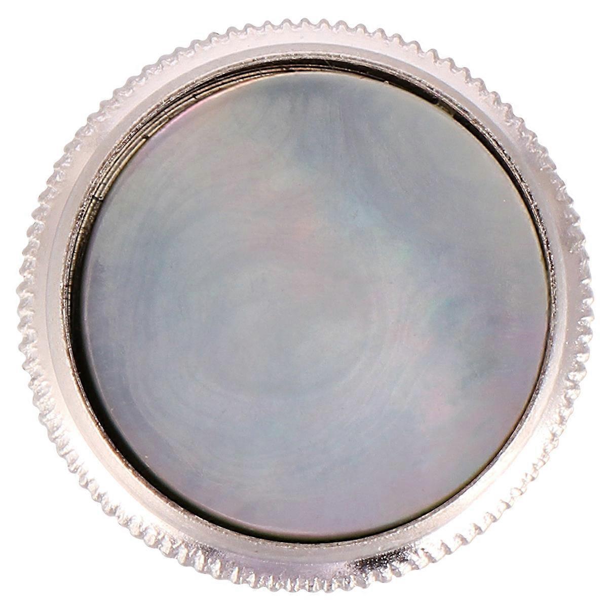 Silver Trumpet Button Piston Snap Press Cover for 3Pcs Set