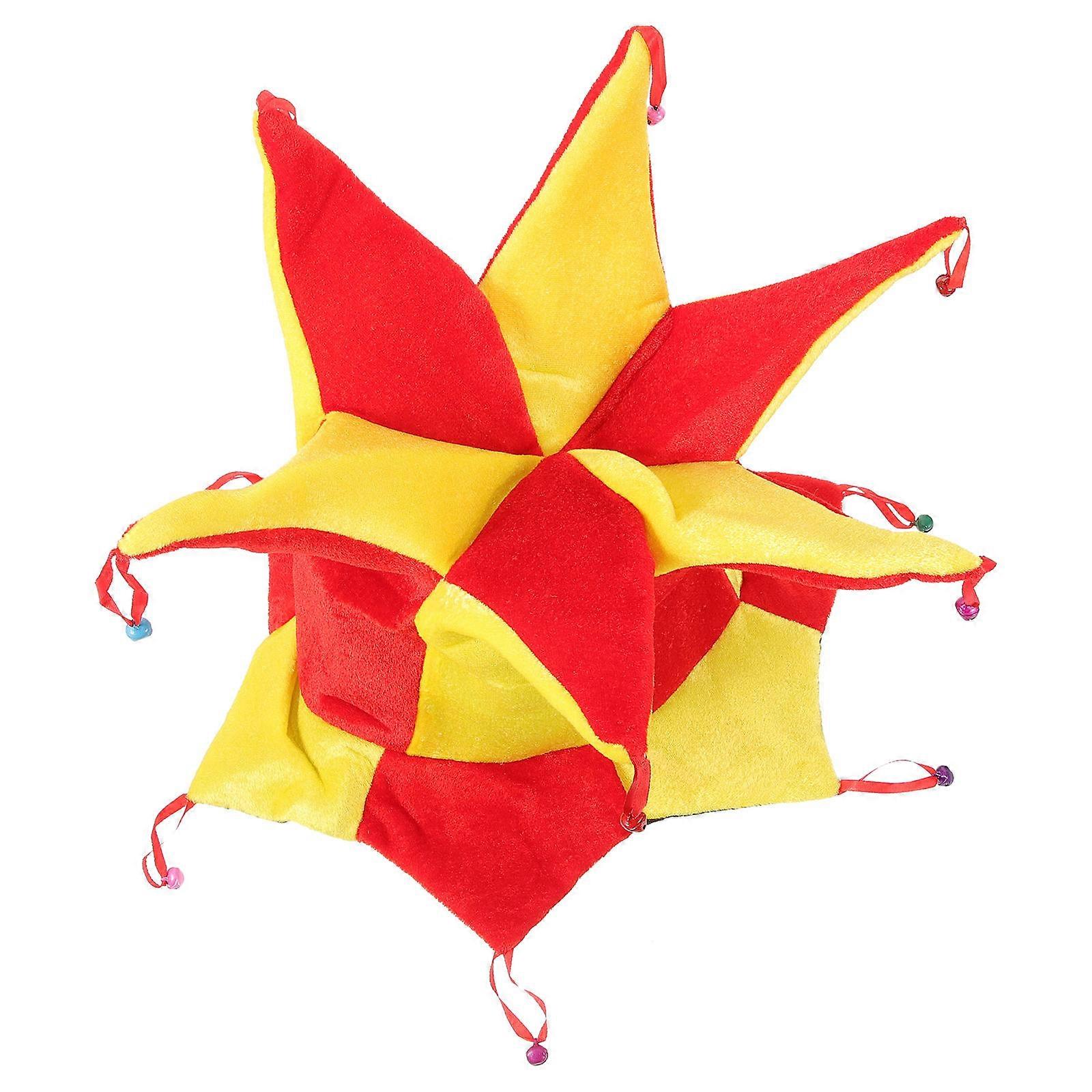 5Pcs Multi-Color Clown Hat Costume Design Accessory For Cosplay Party Halloween Celebration Fun Activities