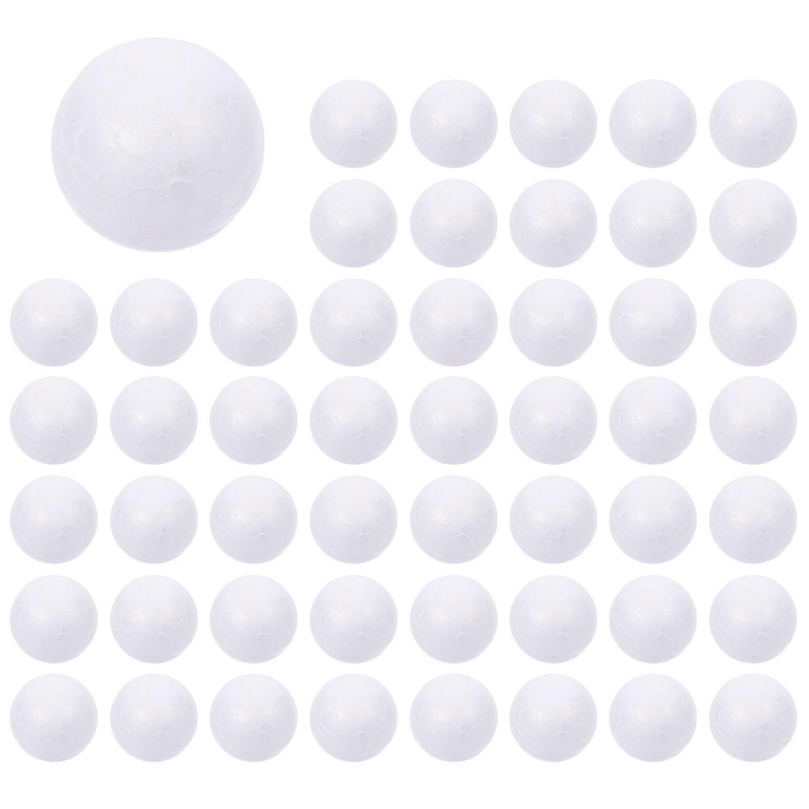 Solid Round Spheres Polystyrene Balls 2cm 200 Pcs Ideal For Christmas Tree Ornaments And Wedding Decorations