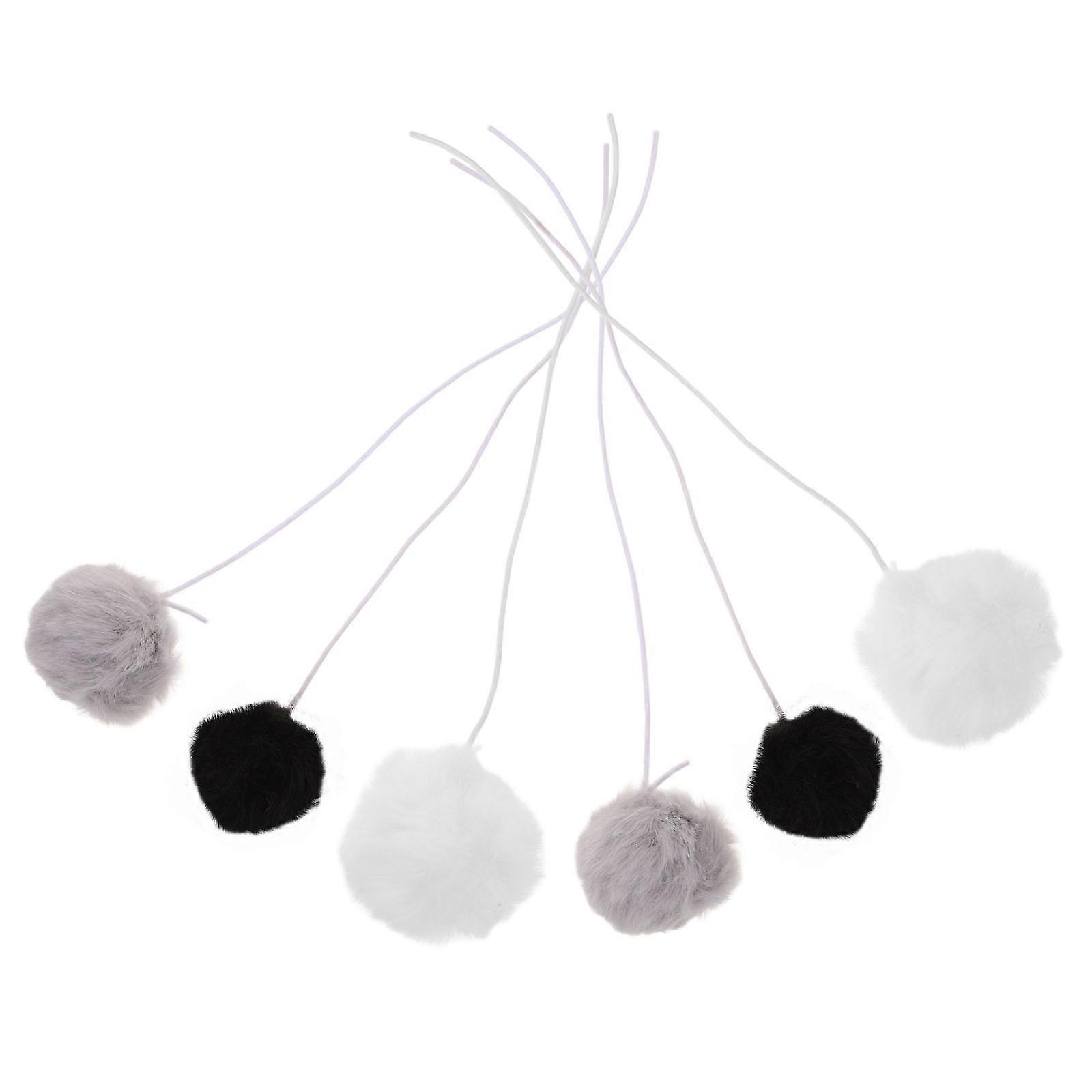 Interactive Cat Balls Toy 12Pcs Round Hanging Balls For Cats Indoor Play And Exercise Aid Fun