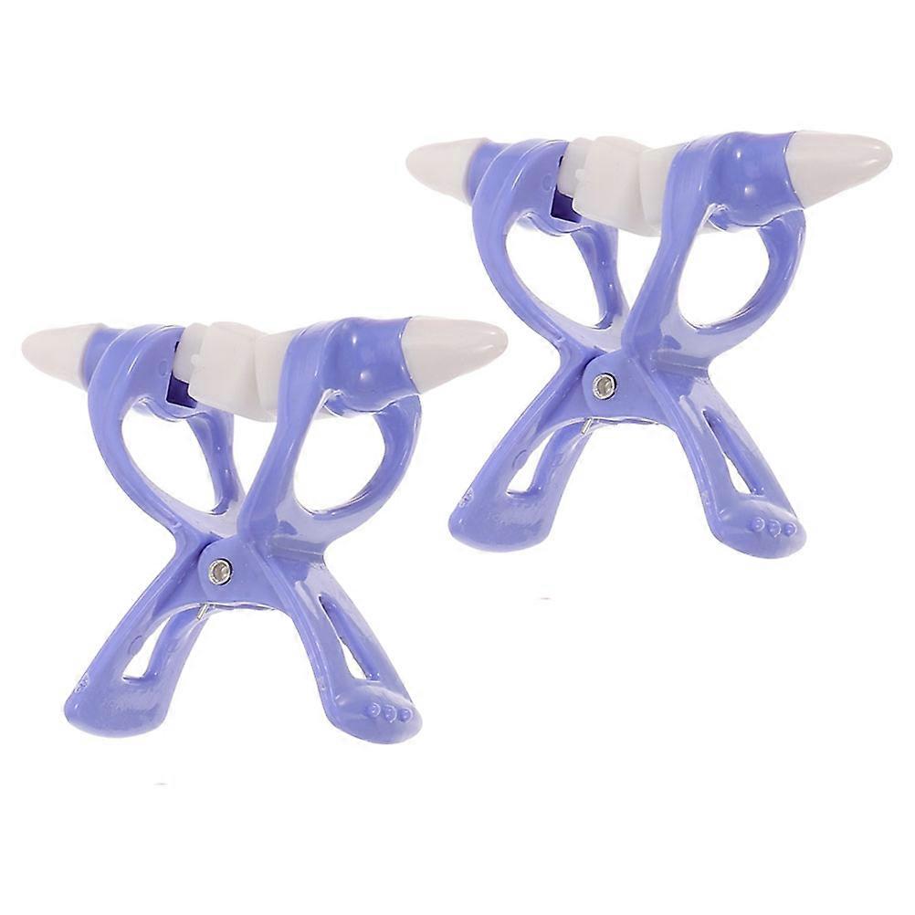 Nose Lifting Clip Nose Shaper for Home Use 10Pcs Sky-Blue Plastic