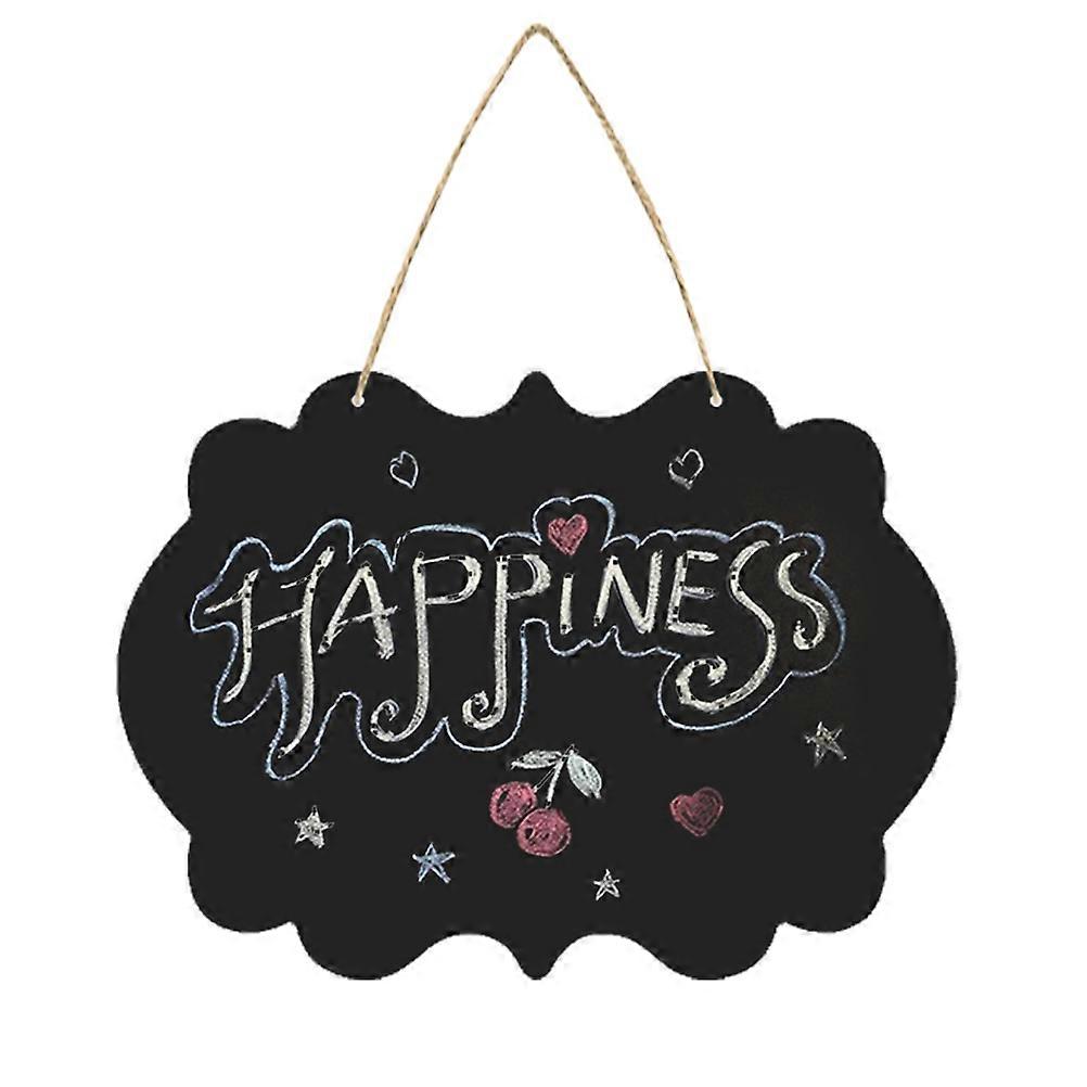 Black Double-Sided Chalkboard Sign Boards for Notice Writing 2Pcs