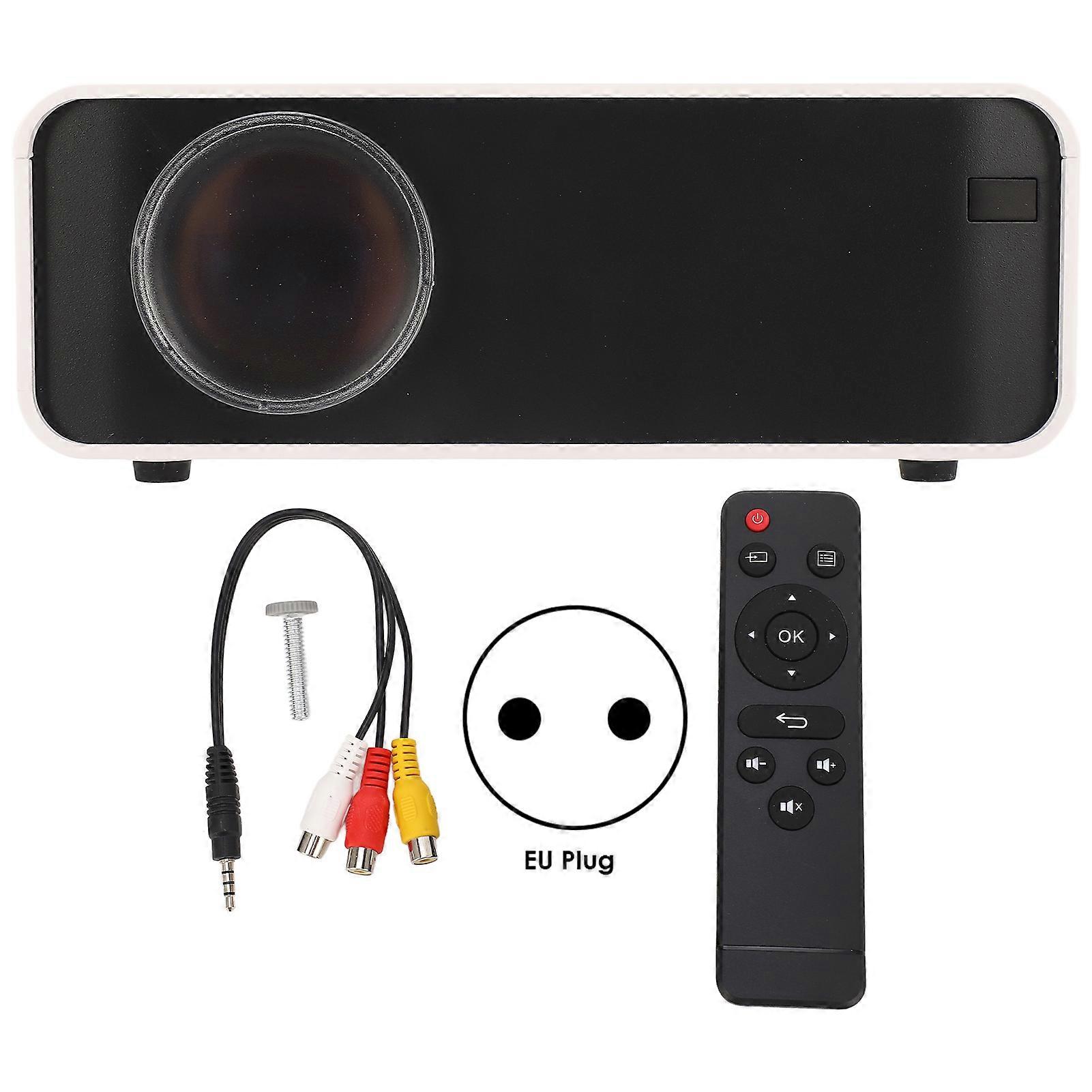 HD Bluetooth LED Projector 1280x720 - Portable Home Theater with USB & Android Support
