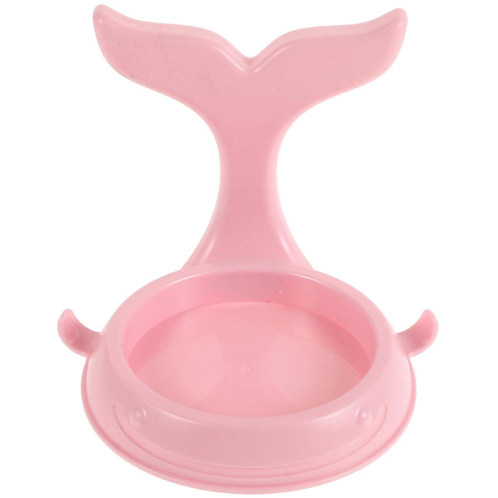 Bathroom Soap Bottle Dispenser Holder for Wall Mount 5Pcs Plastic Rack