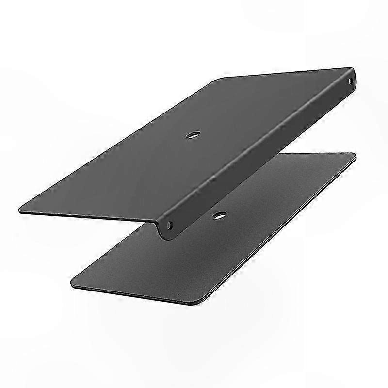 Reinforcement Plate for Monitor Mounts Compatible with Thin Glass and Fragile Tabletops Steel Bracket Support