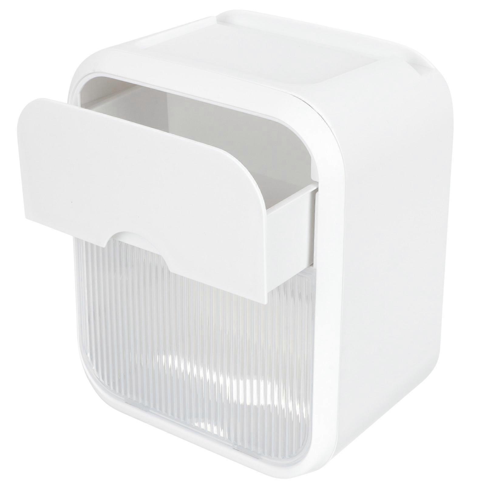 Plastic Tissue Organizer Wall Tissue Dispenser for 2Pcs Bathroom Use