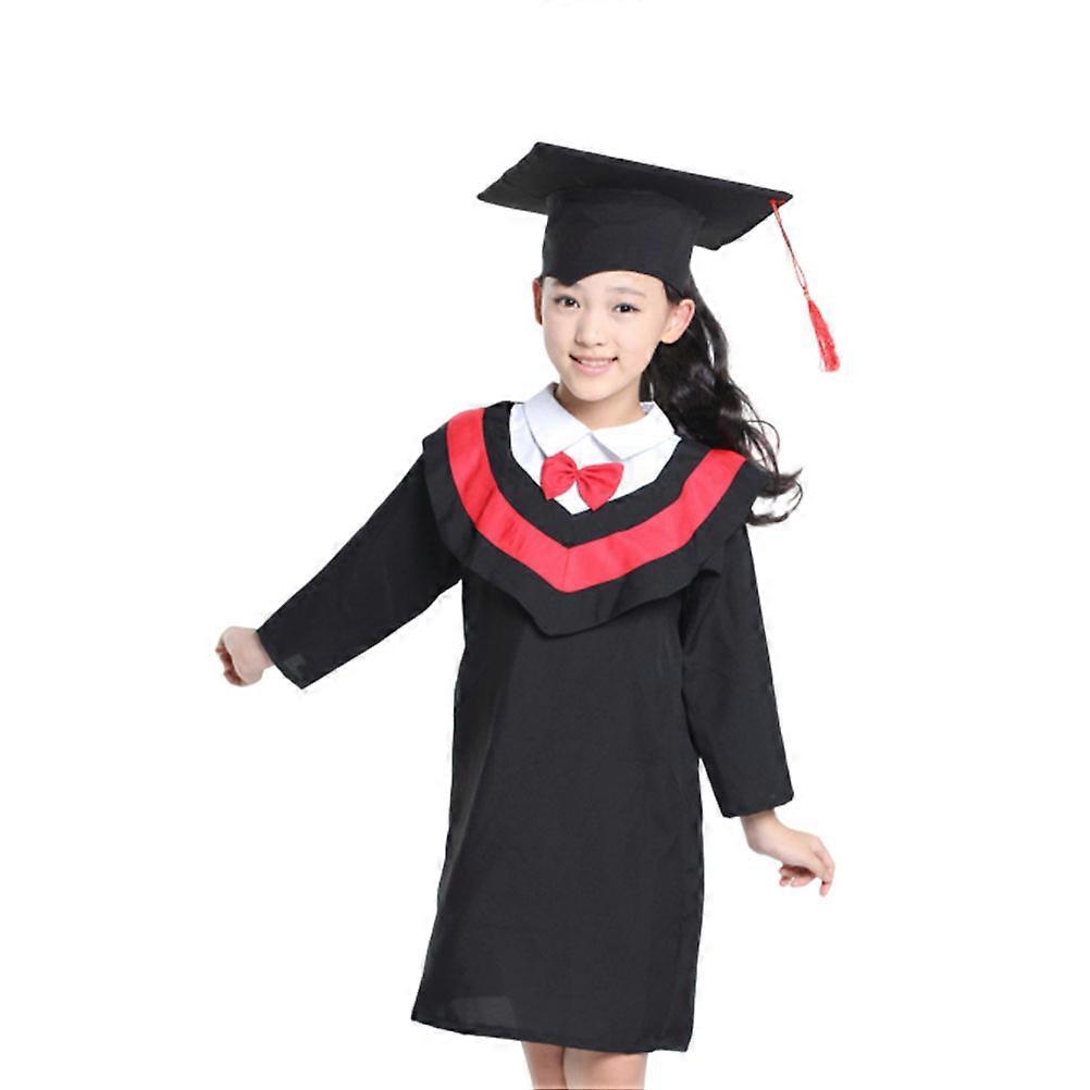 Kids Graduation Gown Set with Tassel for 3Pcs Academic Events