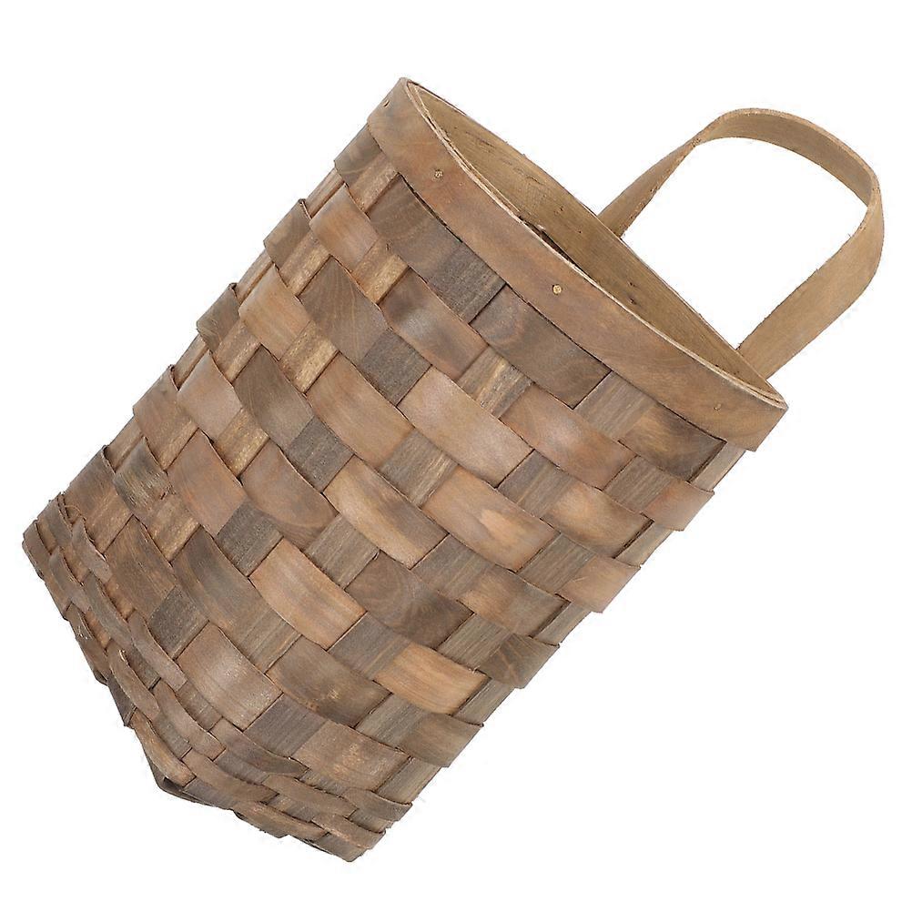 Wall Hanging Storage Basket Woven Basket for Kitchen Storage 4Pcs