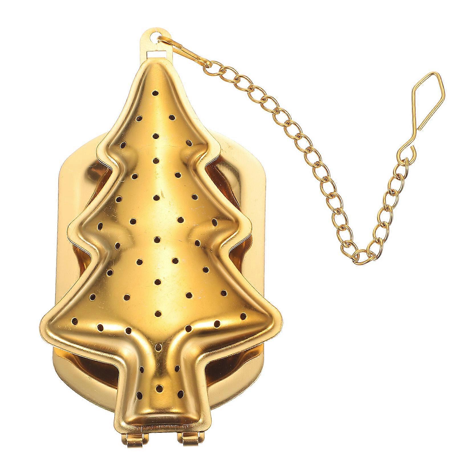 Tea Strainer Golden 4Pcs for Home Use Tea Accessories