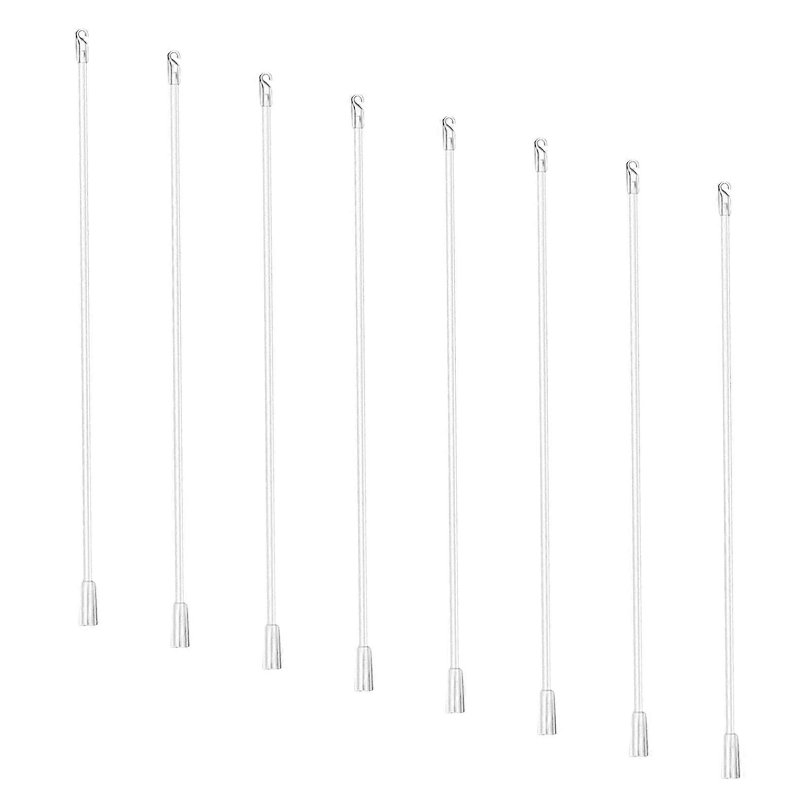 White Blind Wand Vertical Blind Wand Plastic for Pulling 24Pcs