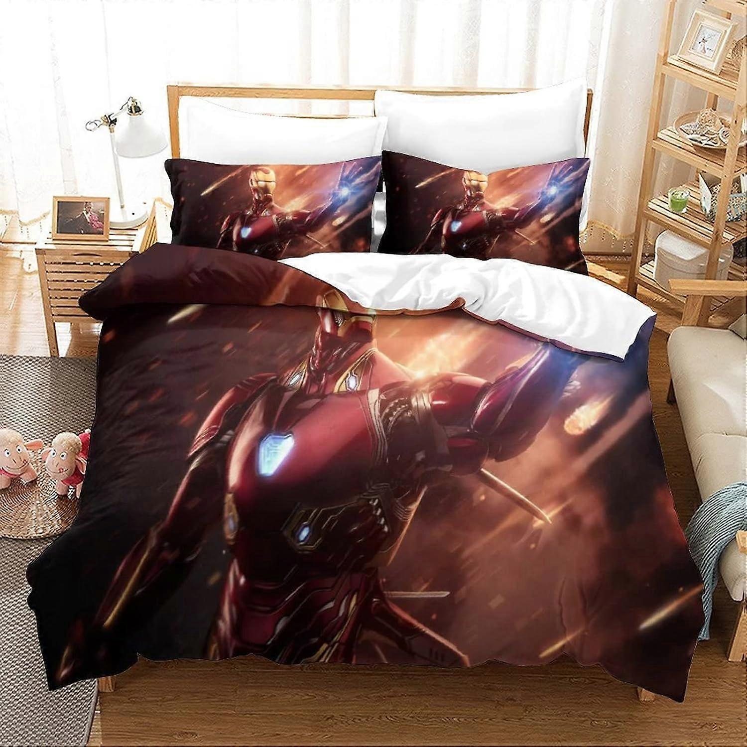 xzz571 Duvet Cover Iron Man Movie Poster Duvet Cover 140X200CM