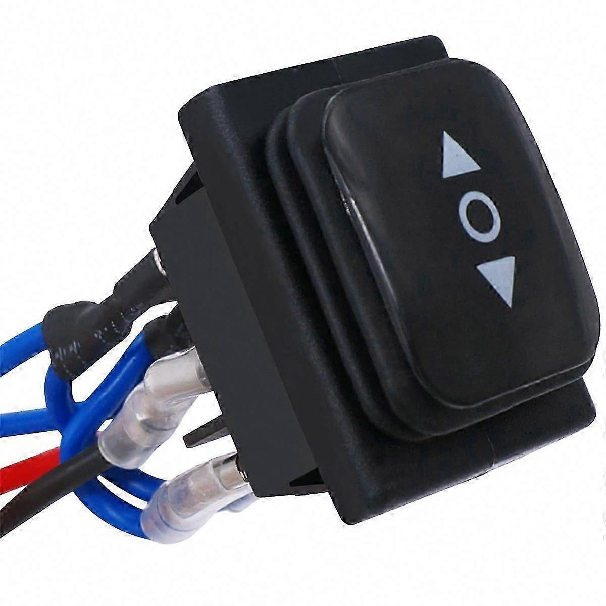 Waterproof 6-Pin 3-Position Momentary Polarity Reverse Rocker Switch for Motor Control