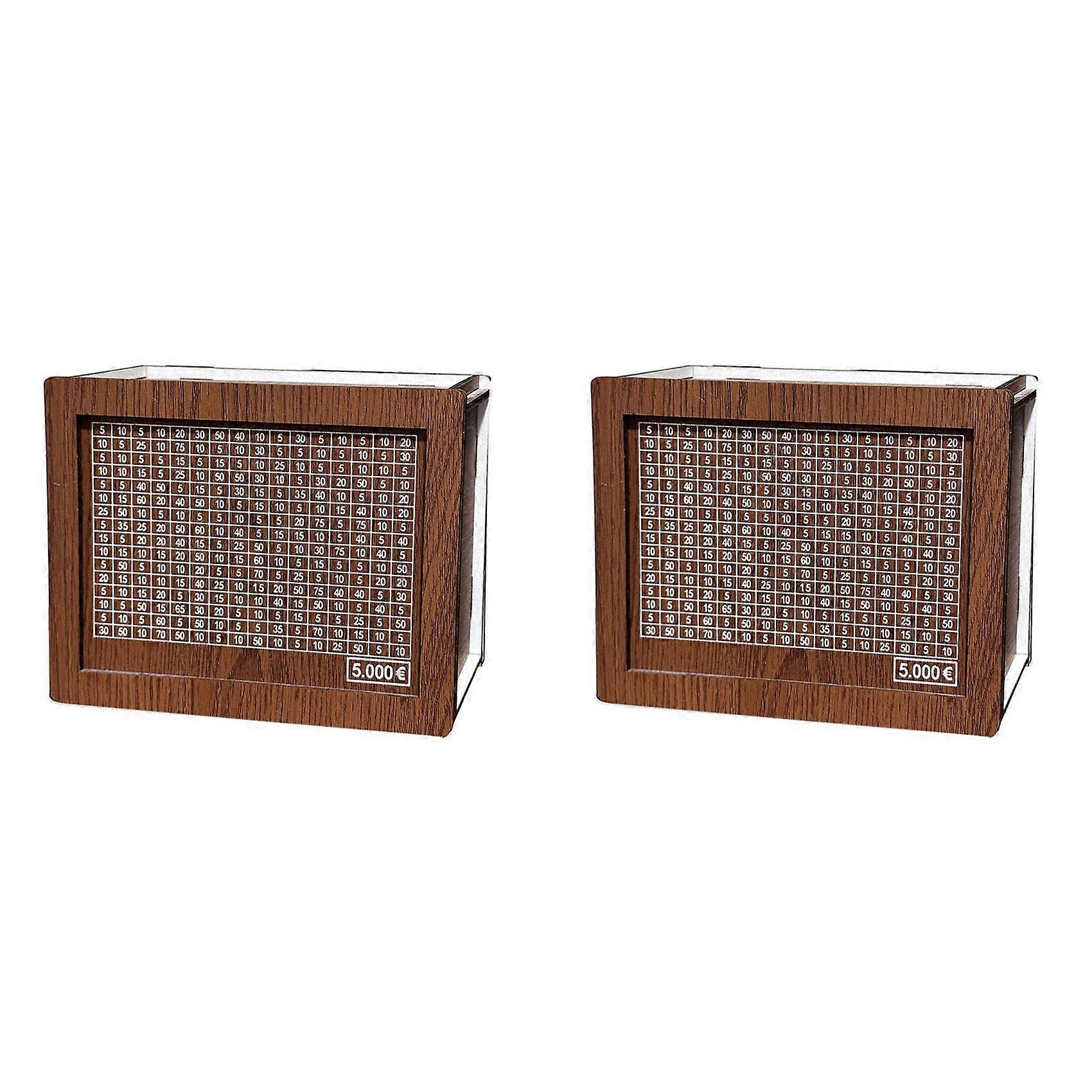 Retro Money Box Piggy Bank with Counter Coin Boxes,5000 