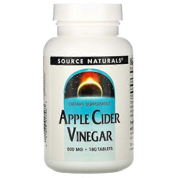 Source Naturals, Apple Cider Vinegar, 500 mg, 180 Tablets