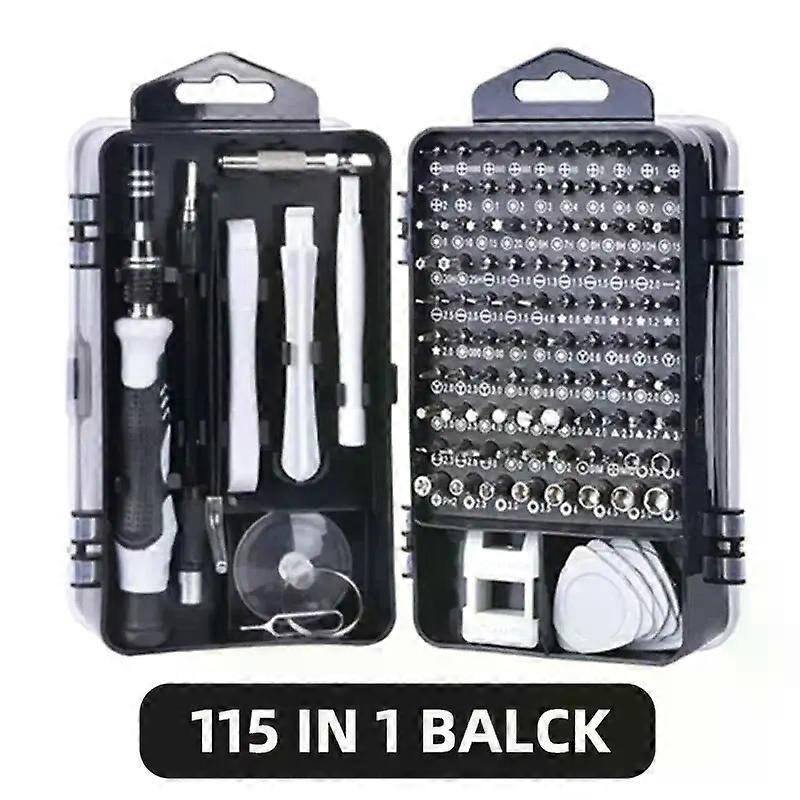 Precision Screwdriver 115 In 1 Set Magnetic Mini Screw Nuts Bits WEEKS Multifunction Household Repair Tools Kit