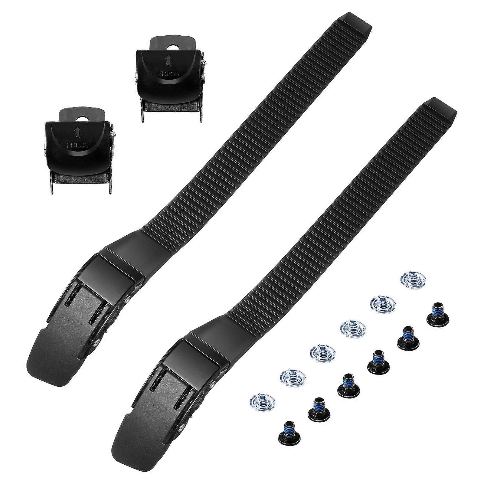 Roller Skate Strap Buckles Replacement for Skating Shoes with Screws 8Sets
