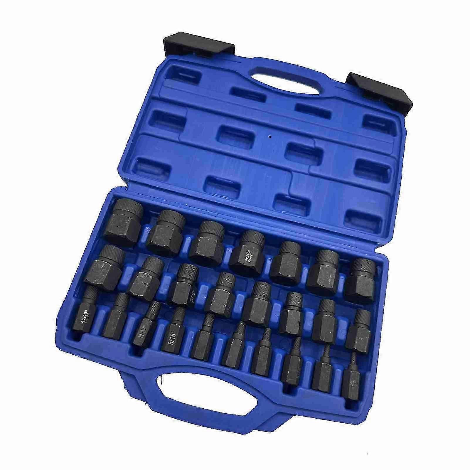 25-26 25PCS Hex Screw Extractor Set High Hardness ‌40Cr Multi Functional Damaged Broken