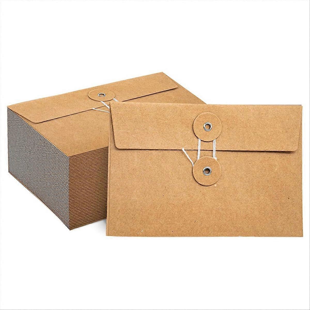 Envelopes with String Tie Closure Project Pockets Document Organizer