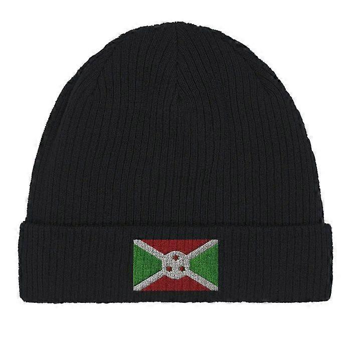 Burundi Flag Cap in Black