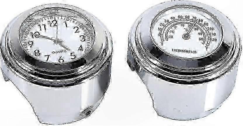 Waterproof Digital Clock and Thermometer for 7/8" Handlebars