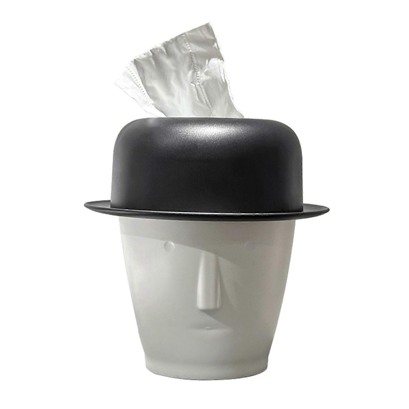 Hat Themed Tissue Box Cover Multifunctional Desktop Decoration for Modern Interiors Kitchen Countertop Storage Solution Multicolor
