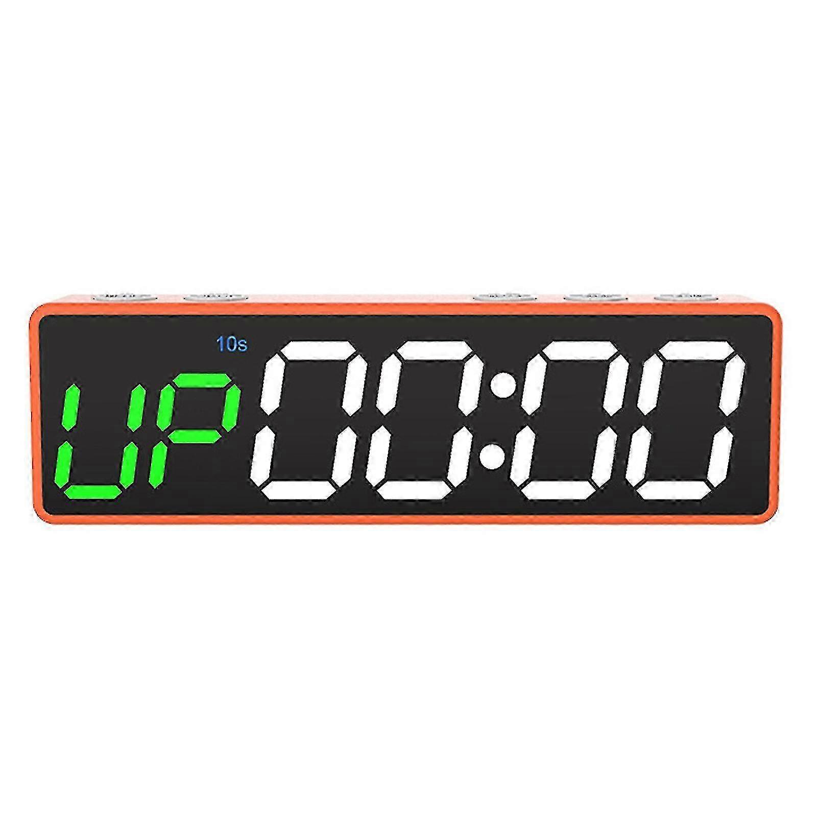 LED Training Timer for Home Gym - Workout Clock with Stopwatch Feature