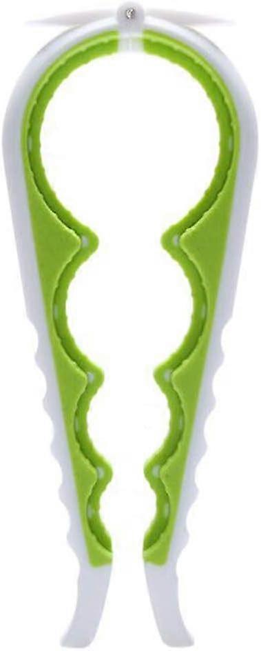 Can Opener Perfect for seniors, arthritic hands and anyone with reduced strength, the can opener makes it easy to open lids (green and white)