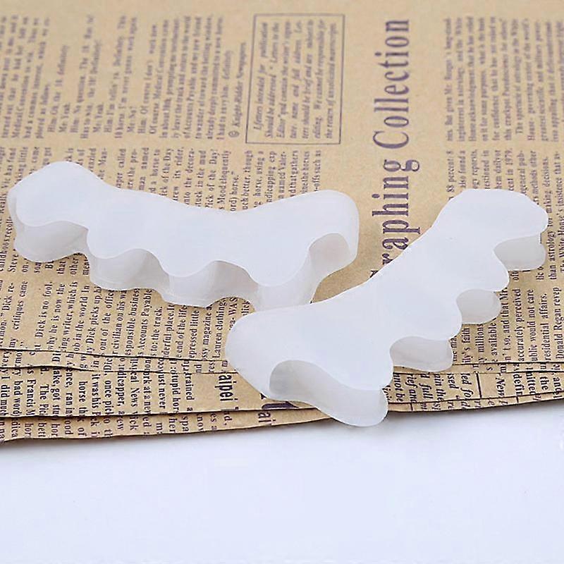 1Pair Silicone Toe Separator Child Stretcher Straightener Spreader Correction