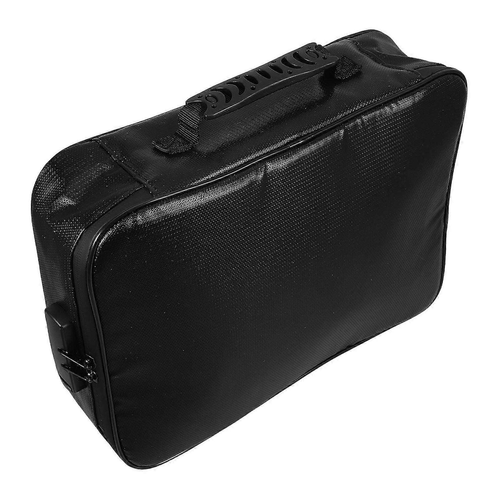 Lockable Document Storage Bag with Fireproof Feature Certificate Holder