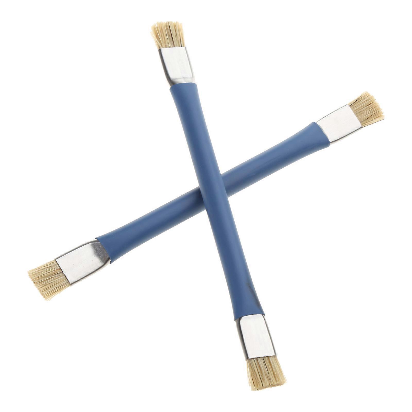 Anti Static ESD Brushes Cleaning Keyboard Brush Kit Plastics Handle Lightweight Brush Used for Motherboard Mobiles Phone  blue