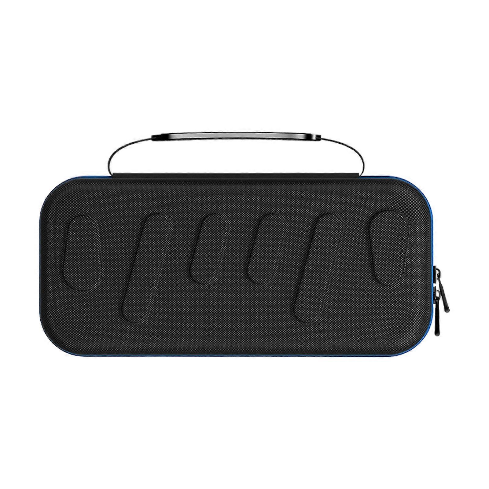 Waterproof Solid case Featuring Plush Lining and Multiple Compartment Storage for Portable Gaming Systems Multicolor