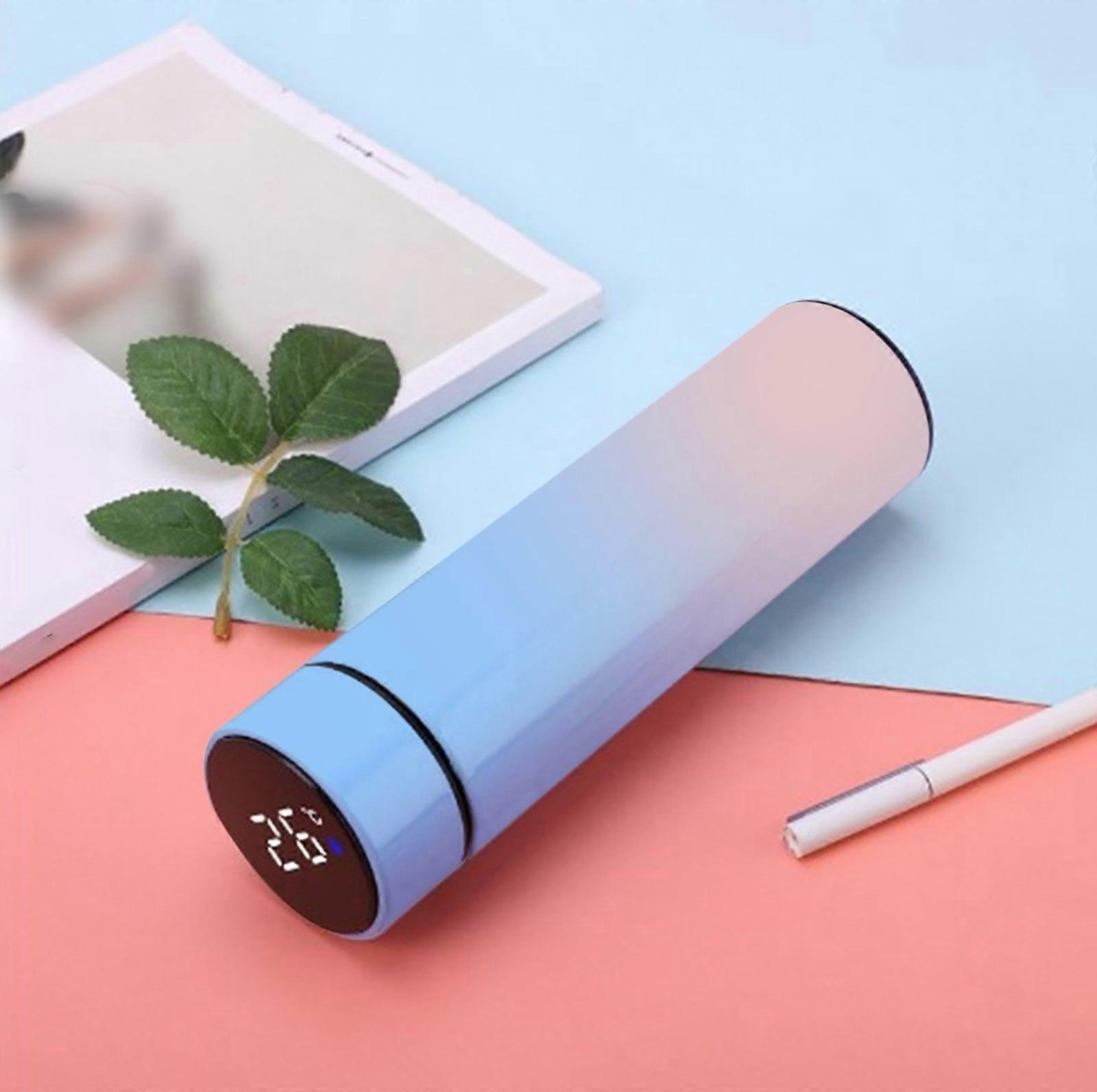 Uclet Glass&Bottle LED Intelligent Temperature Display Gradient Color Insulation Cup 500ML