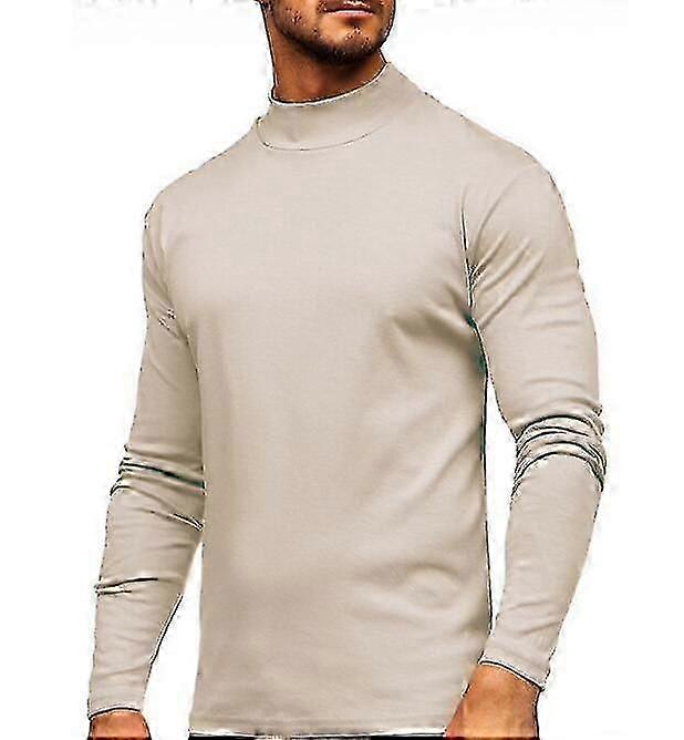 Men's Half Turtleneck Long Sleeve Pullover Top