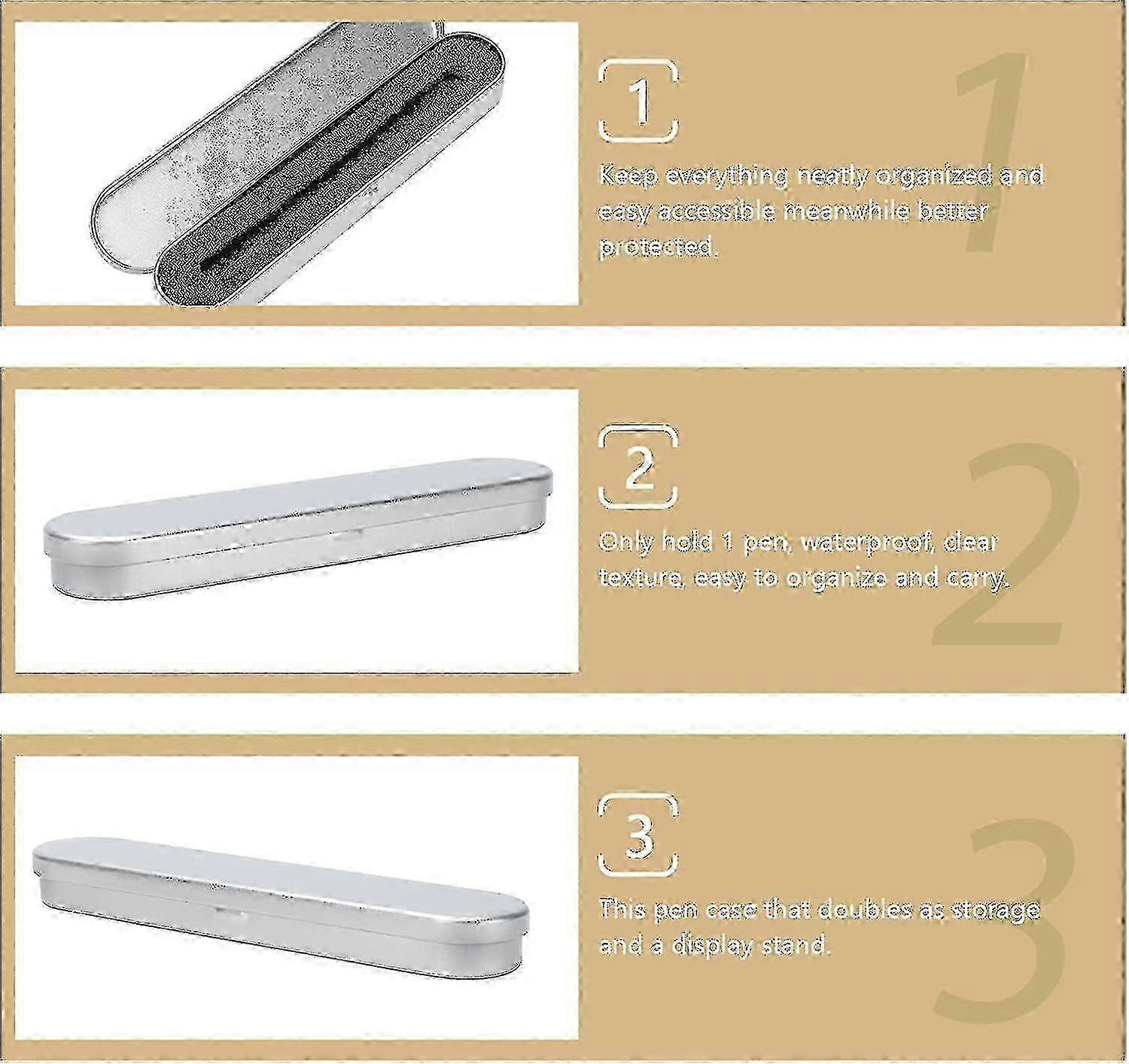 Wuzhou Small Case Container Ballpoint Functional School Collection Release Aging And Storage Hinged Syringe Sponge Pen's Birthday Containers Mini Hold