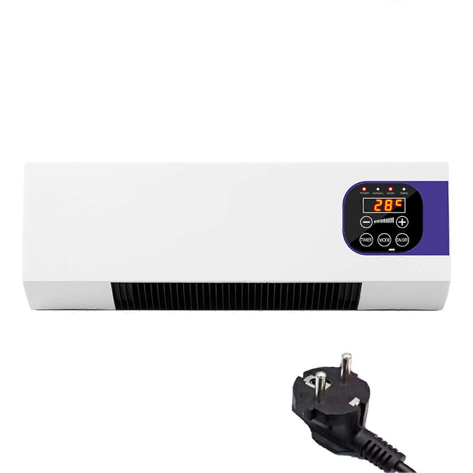 Remote Heaters Electric Cooling Heating Machine Quiet Energy-Efficient Wall Space Heaters for Home