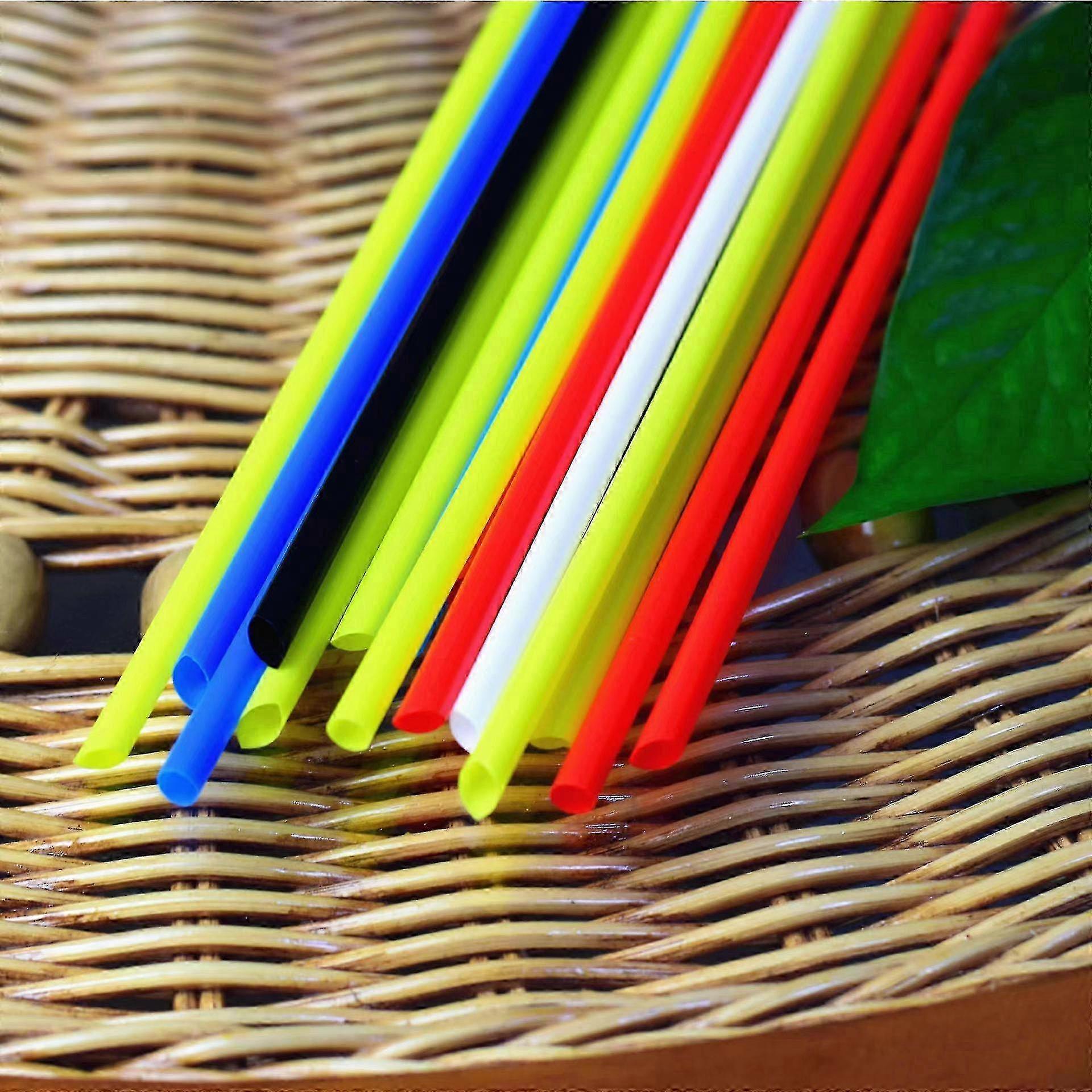 100pc PP Drinking Straws Clear Disposable Wrapped for Parties