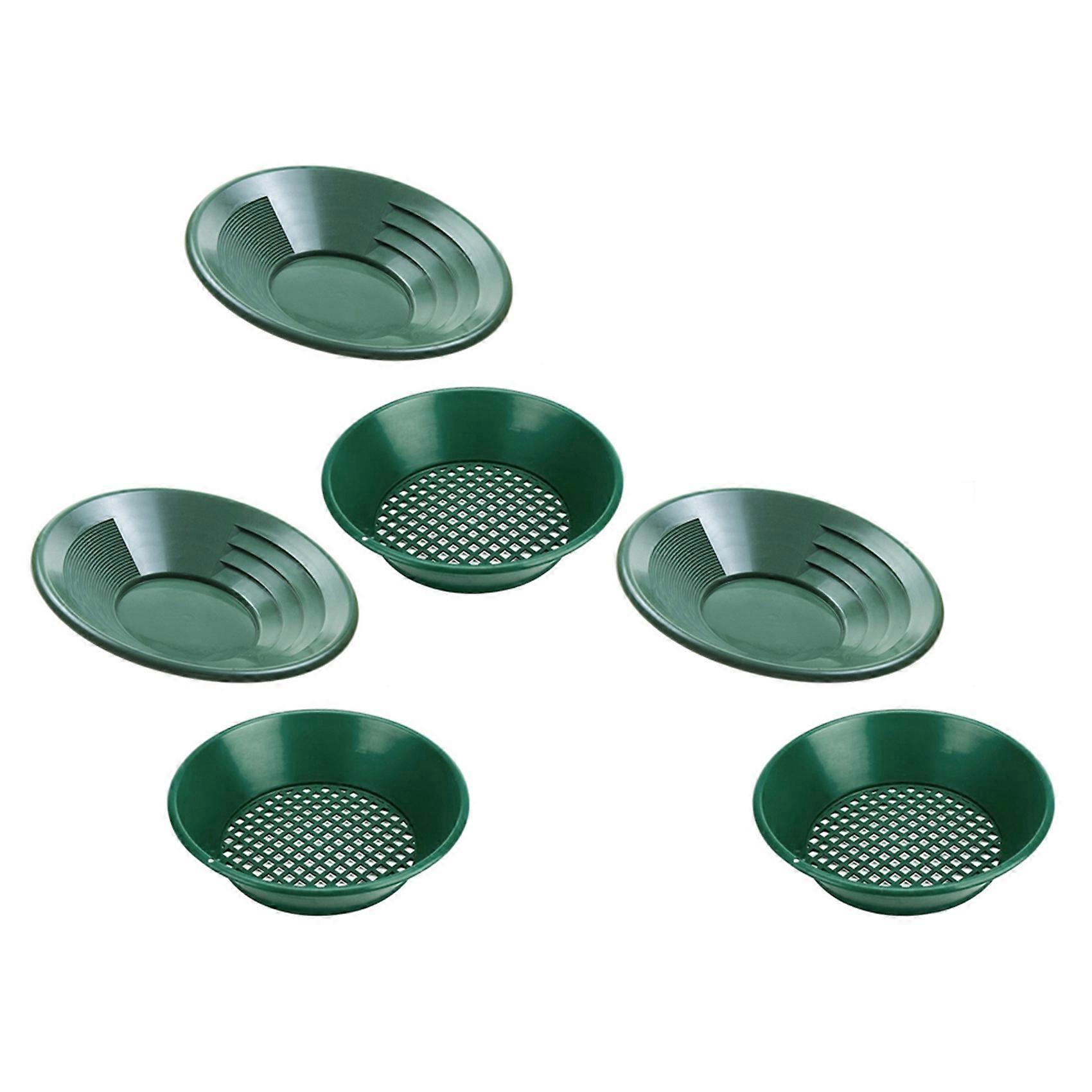 6 Pcs Washing, Gold Panning Machine, Screen, Mining Screen, Metal Detection Tools, Sieve Gold Pan, G