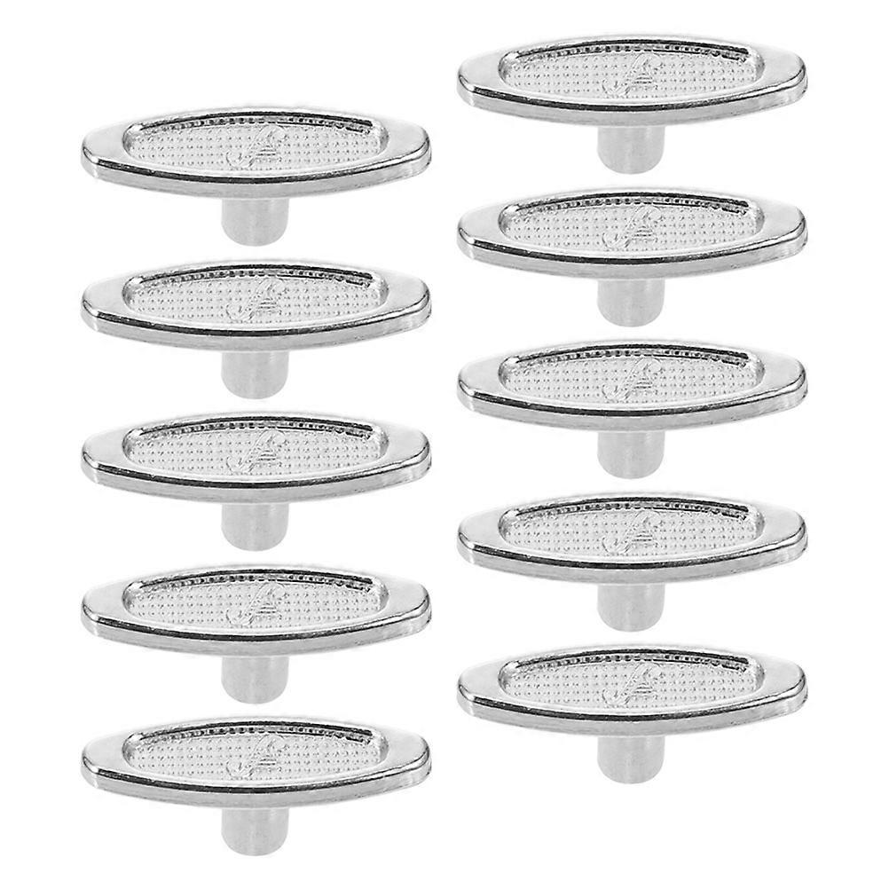 10Pcs Music Box Winder Key Metal Replacement for Winding Silver