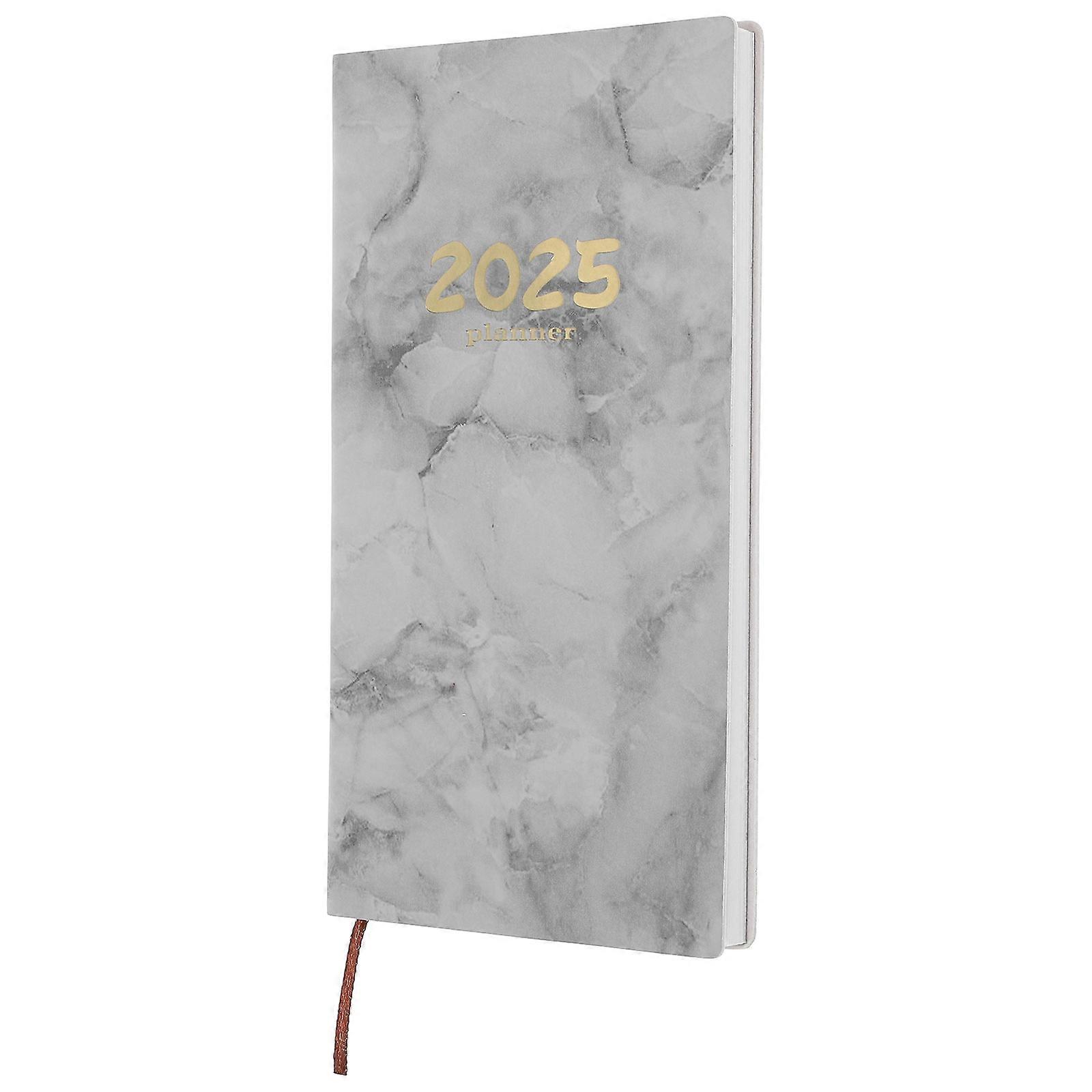 Convenient Academic Planner Notebook Rectangular Shape Simple Design Home Use 17.40X9.70X0.90CM Paper Material Daily Planning 1Pcs